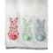 72" Multicolored 3 Easter Bunnies Table Runner